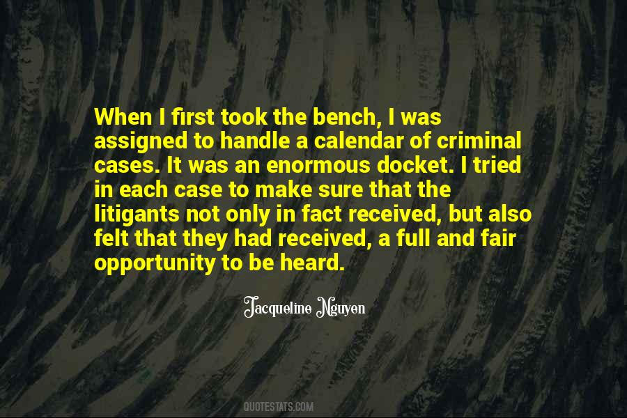 Criminal Case Quotes #672950