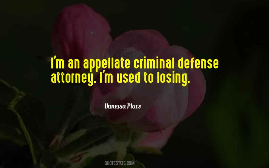 Criminal Defense Attorney Quotes #1525587