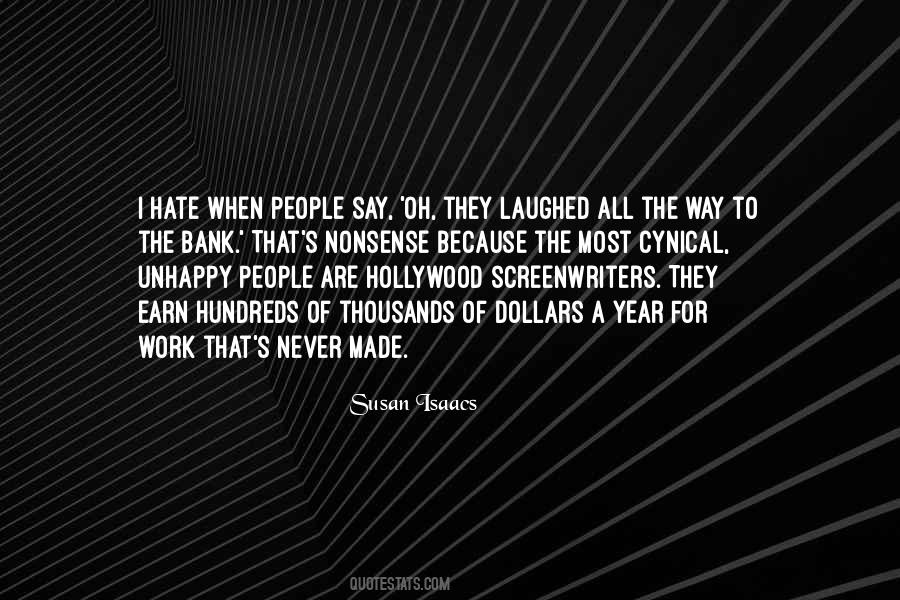 Nonsense People Quotes #1111643