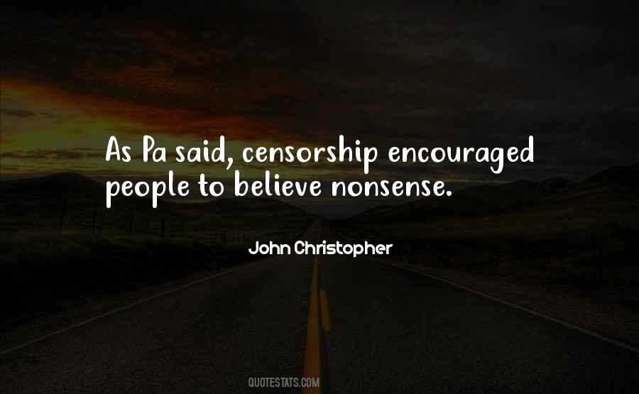 Nonsense People Quotes #1188549