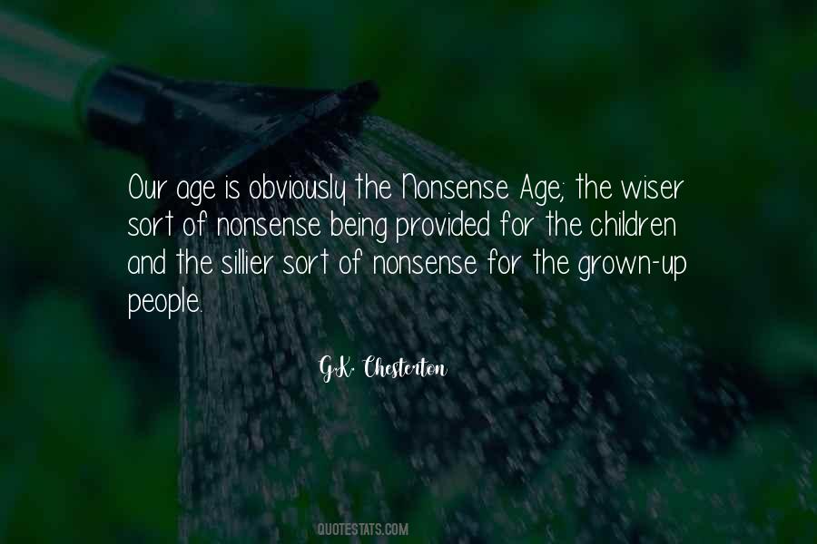Nonsense People Quotes #18681