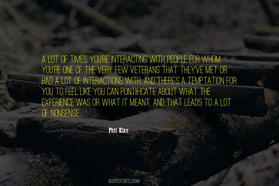 Nonsense People Quotes #305252