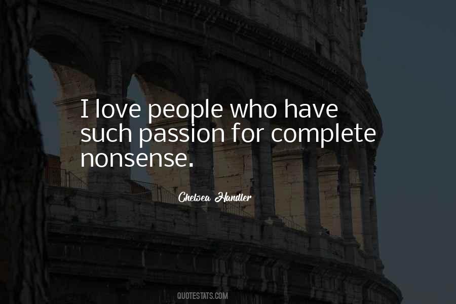 Nonsense People Quotes #387129