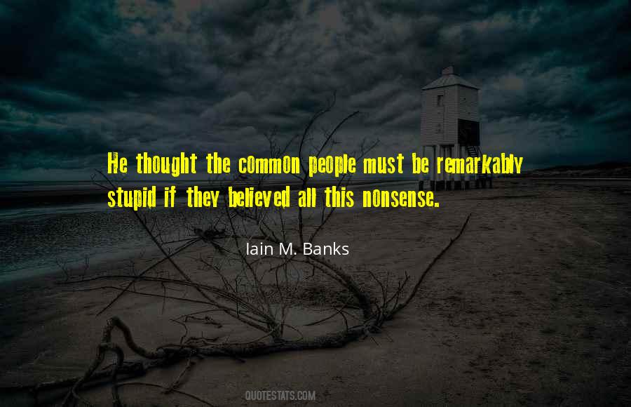 Nonsense People Quotes #793898