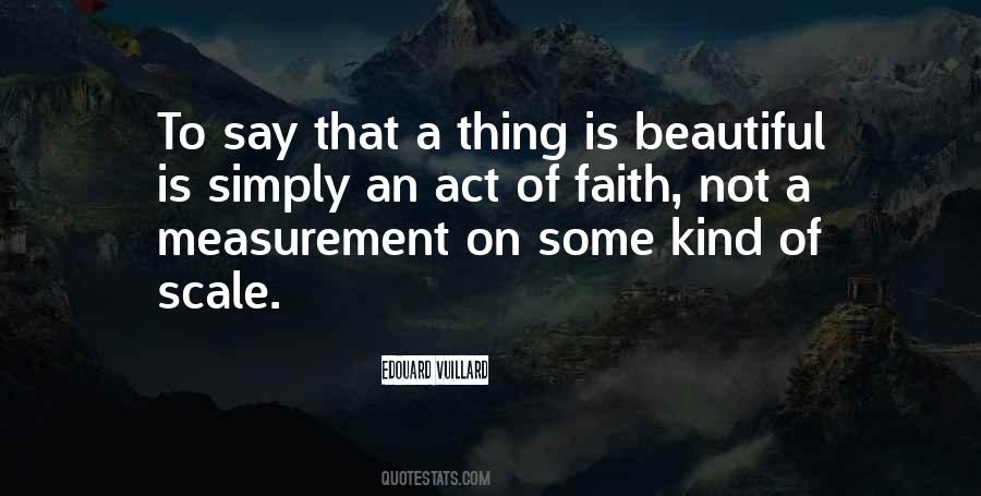 Act Of Faith Quotes #63779