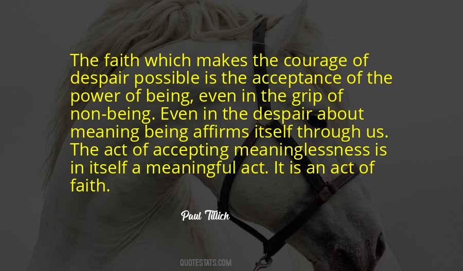 Act Of Faith Quotes #648906