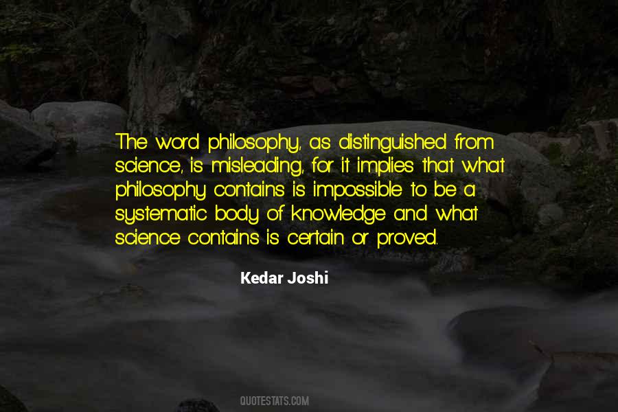 Quotes About Knowledge And Science #67090