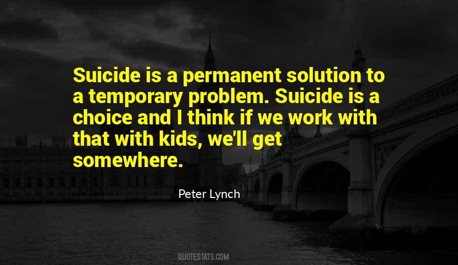 Temporary Suicide Quotes #1443245