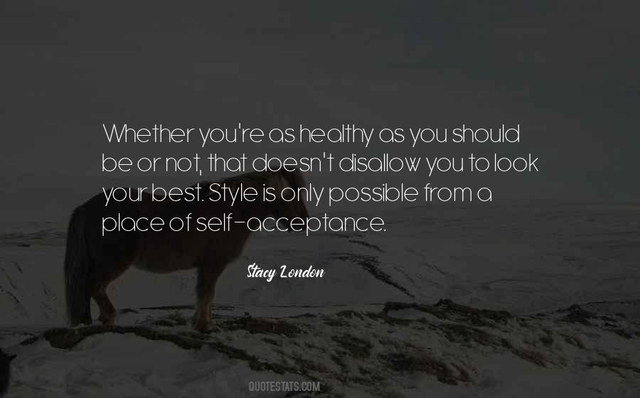 Healthy Self Quotes #452610