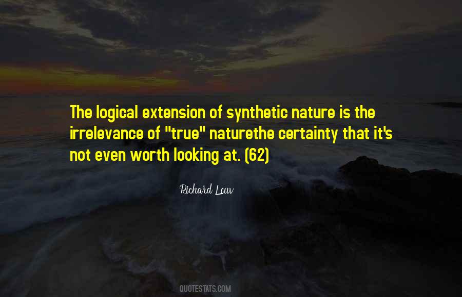 Non Synthetic Quotes #285412