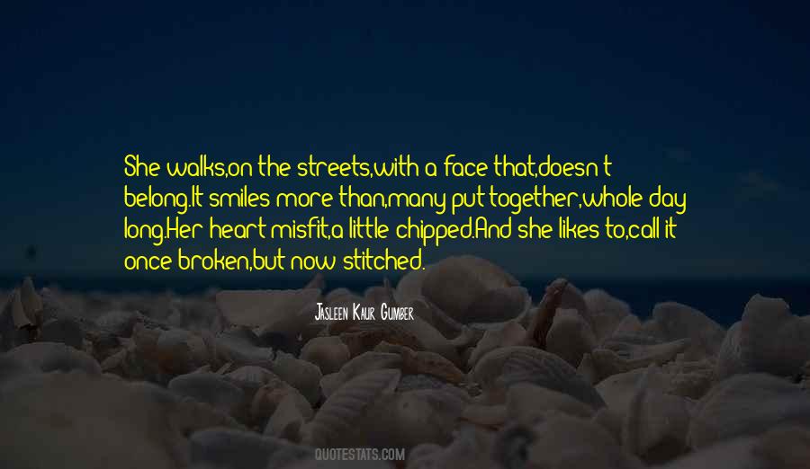 Smile On Her Face Quotes #927170
