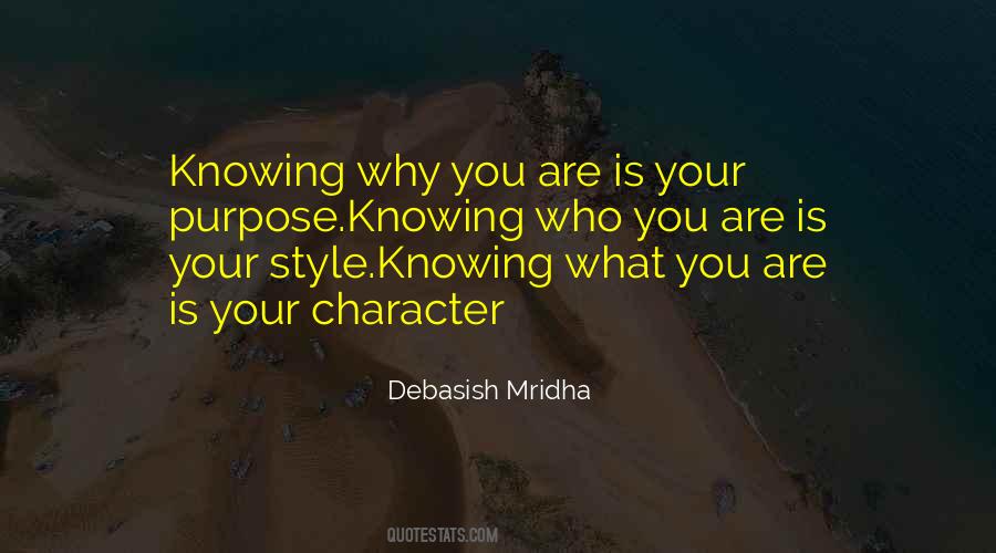 Quotes About Knowing Your Why #1484923