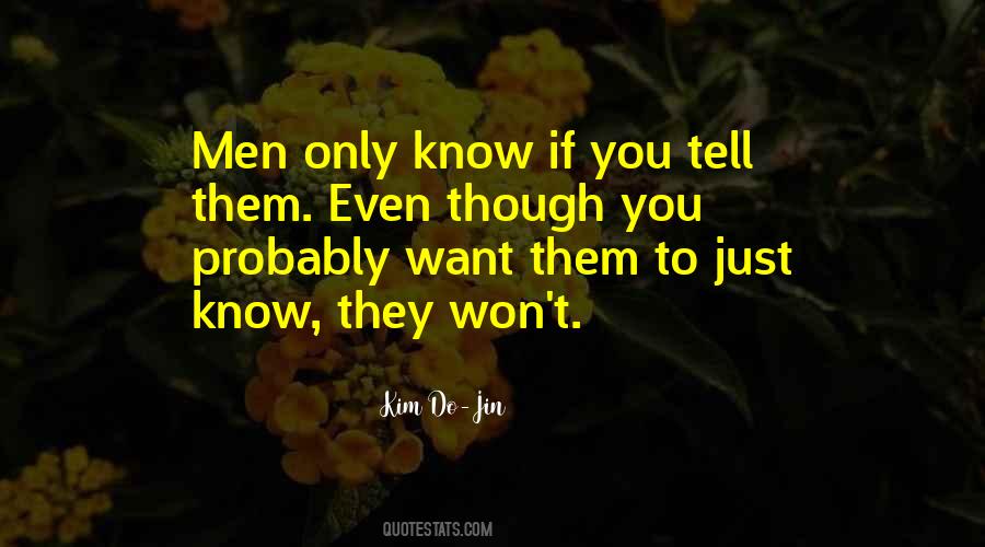 Men Only Quotes #658027