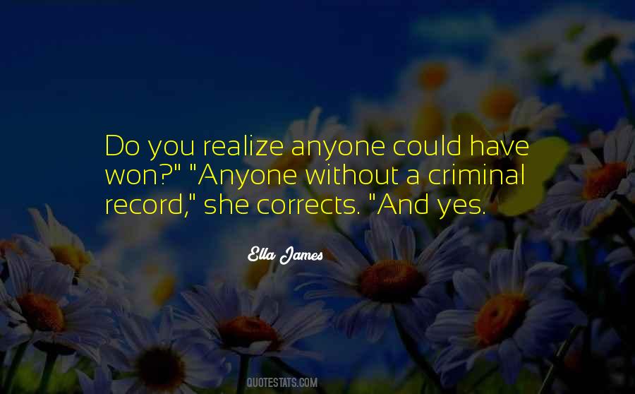 Criminal Record Quotes #743799