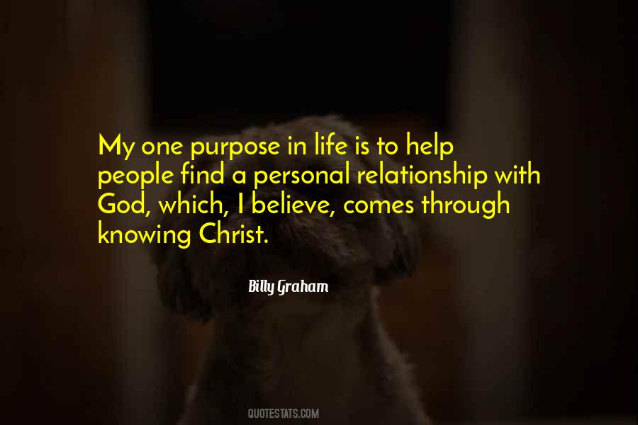 Quotes About Knowing Your Purpose In Life #1665382