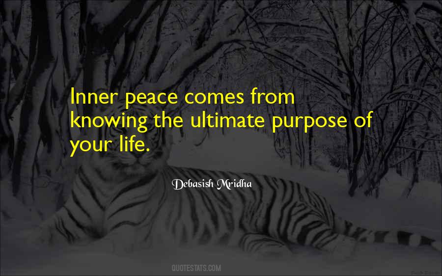 Quotes About Knowing Your Purpose In Life #345616