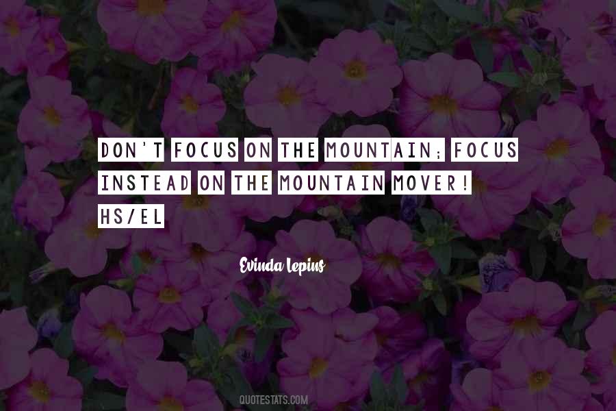 On The Mountain Quotes #5237