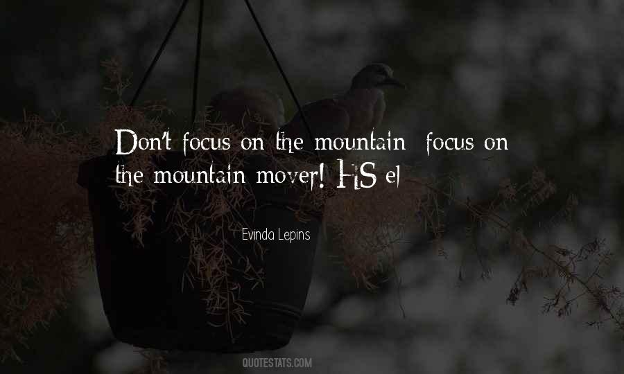 On The Mountain Quotes #646265