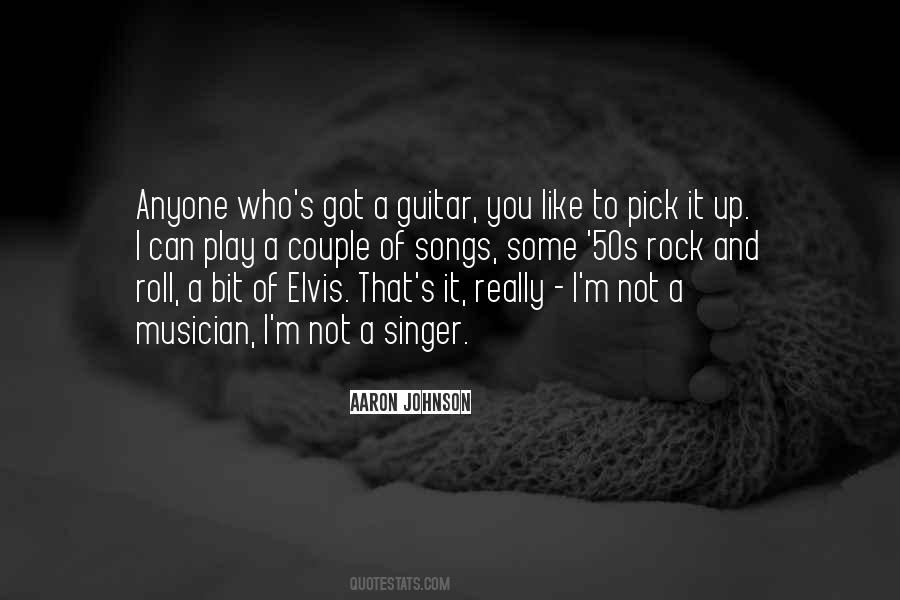Rock Musician Quotes #289853