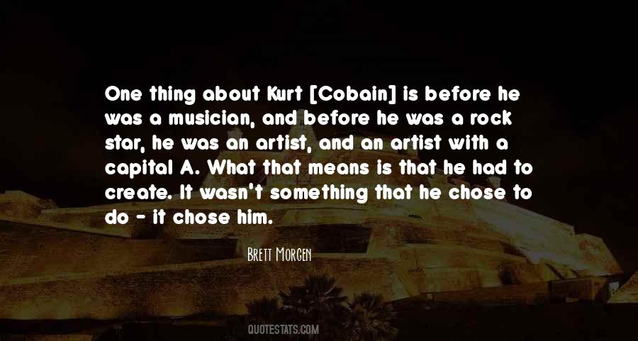 Rock Musician Quotes #323785