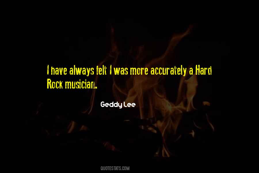 Rock Musician Quotes #983418