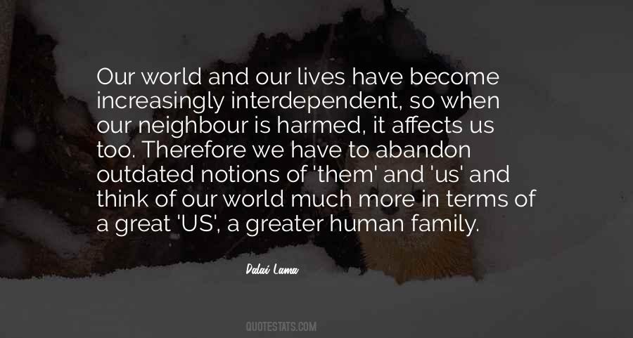 World Is Family Quotes #376264