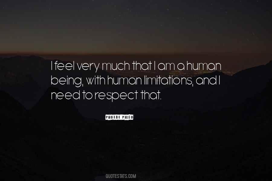 Human Limitations Quotes #1585537