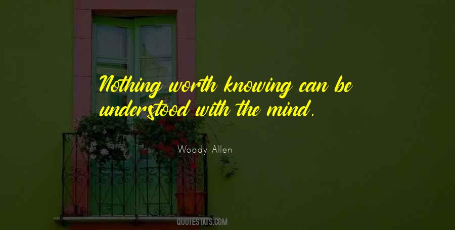 Quotes About Knowing Worth #17393