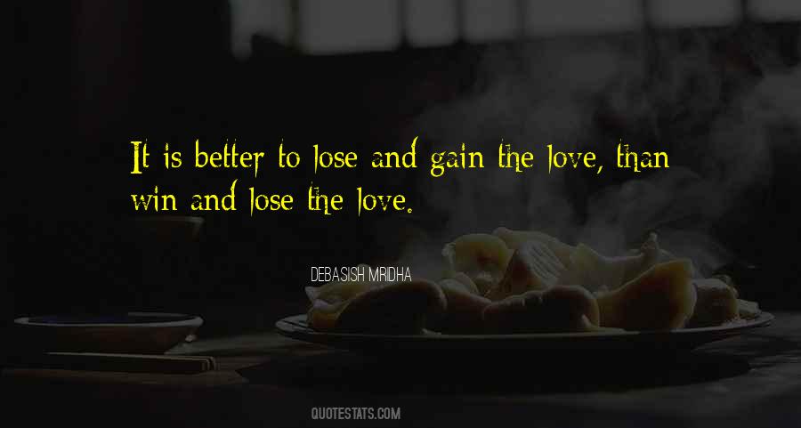 Love Gain Quotes #59284