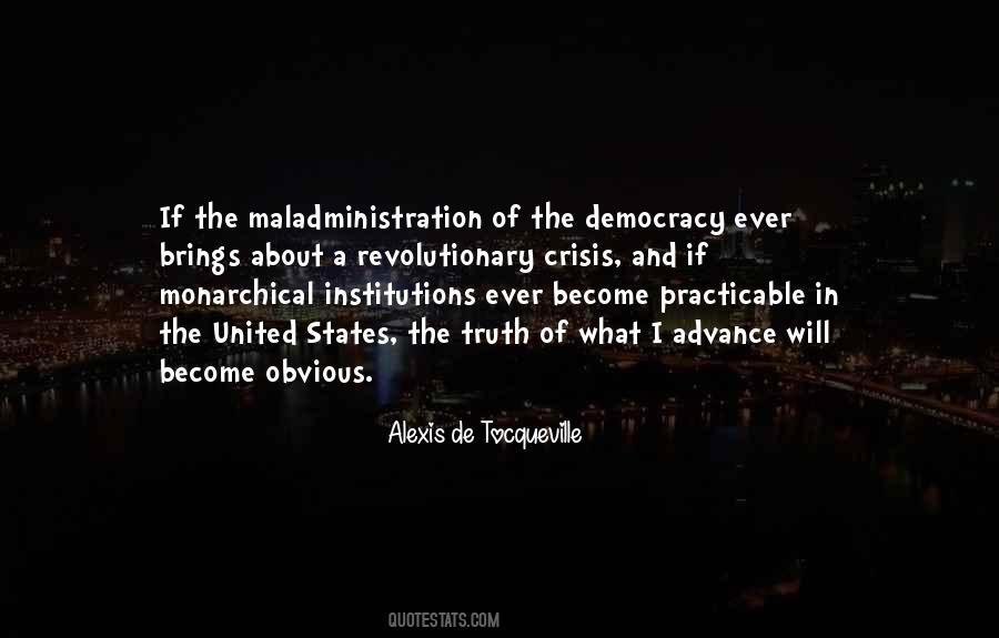 Crisis Of Democracy Quotes #166981