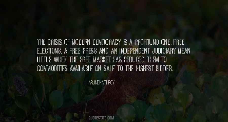 Crisis Of Democracy Quotes #387725
