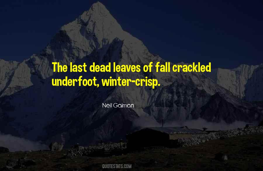 Crisp Fall Quotes #557181