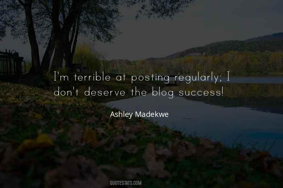 Madekwe Ashley Quotes #1482615