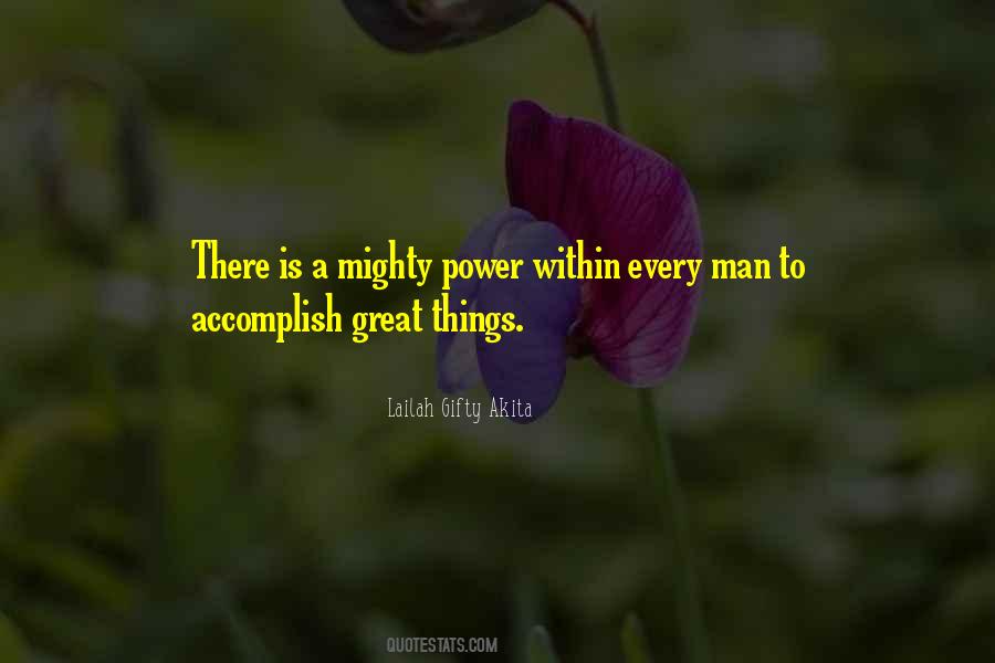 Mighty Things Quotes #1285669