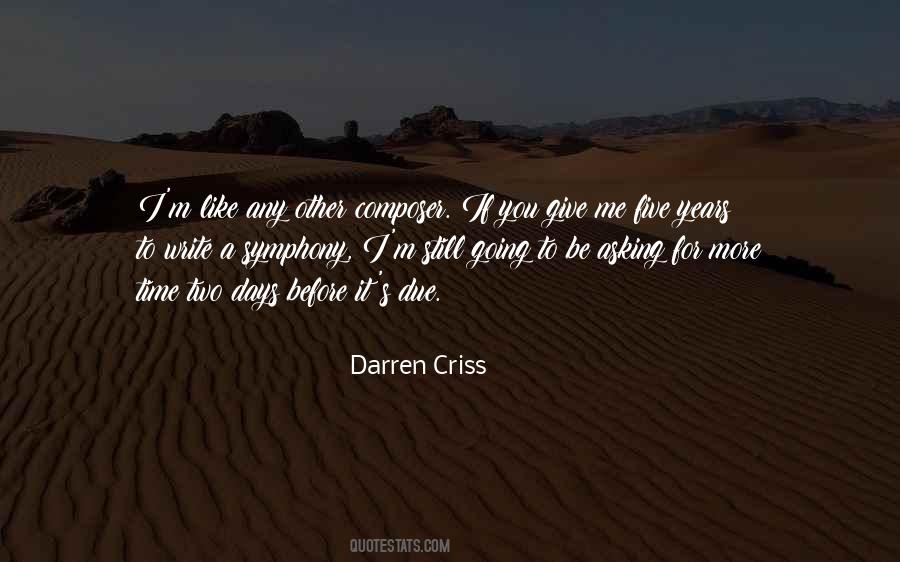 Criss Quotes #150886