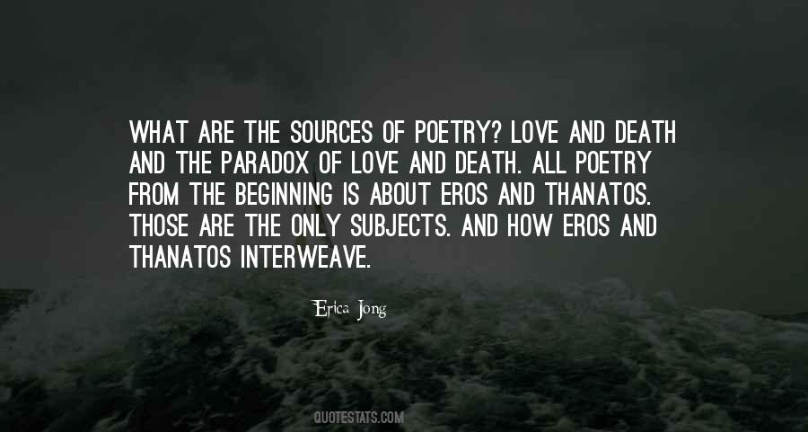 Love And Poetry Quotes #76571