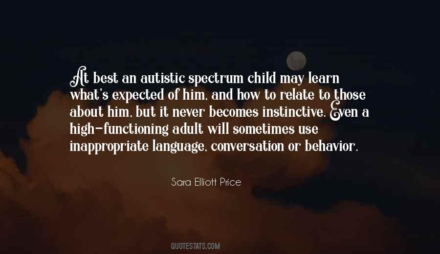 Non Autistic Child Quotes #1744562
