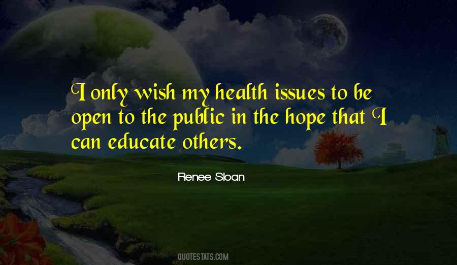 Hope Health Quotes #735437