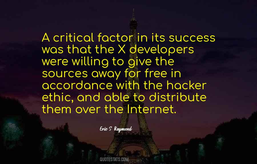 Critical Success Factor Quotes #854432