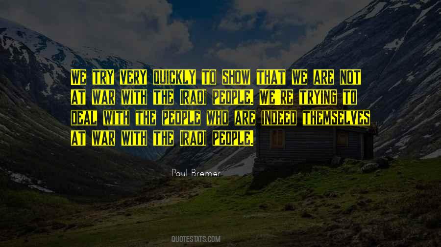 Iraqi War Quotes #1816166