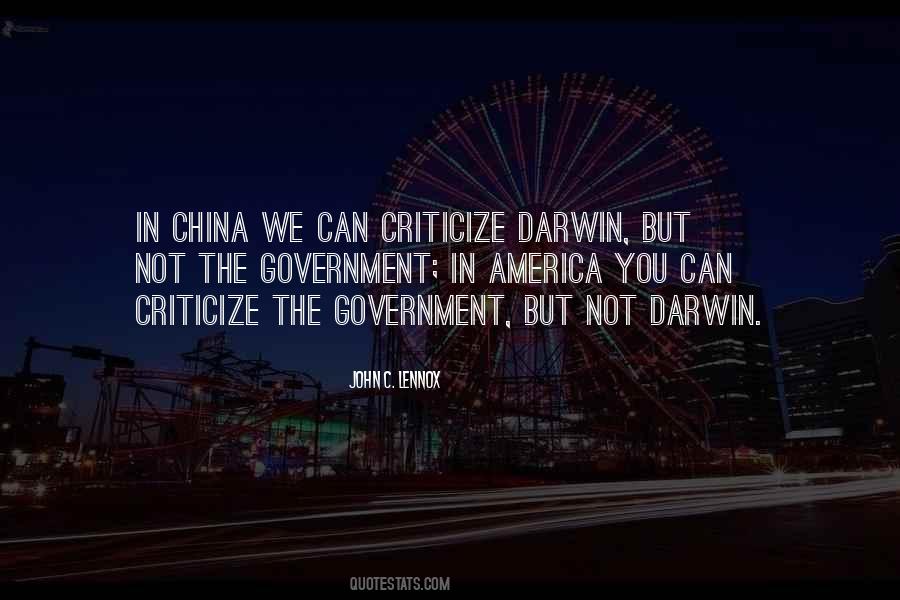 Criticize Government Quotes #1001784