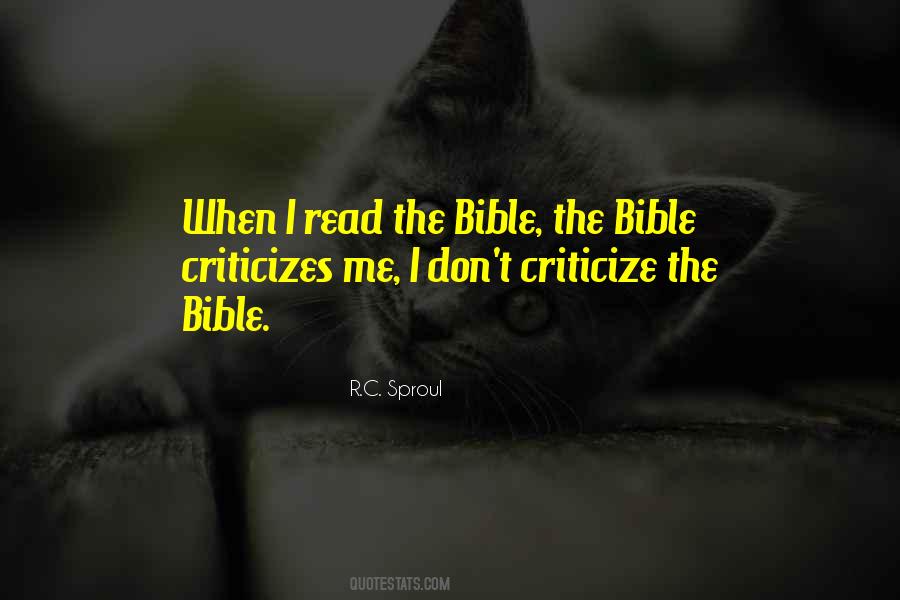 Criticize Me Quotes #1436759