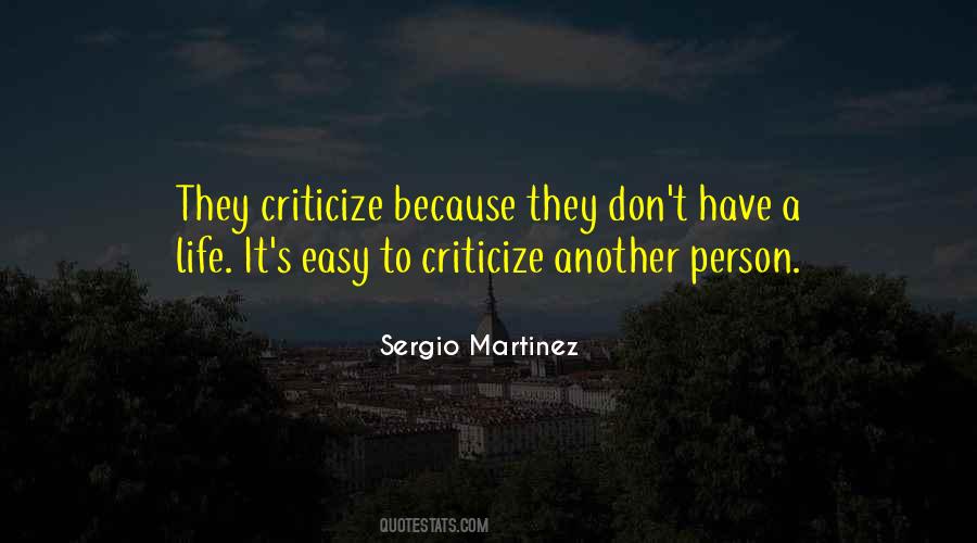 Criticize Yourself Quotes #115722