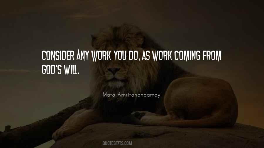 Work You Quotes #1288457