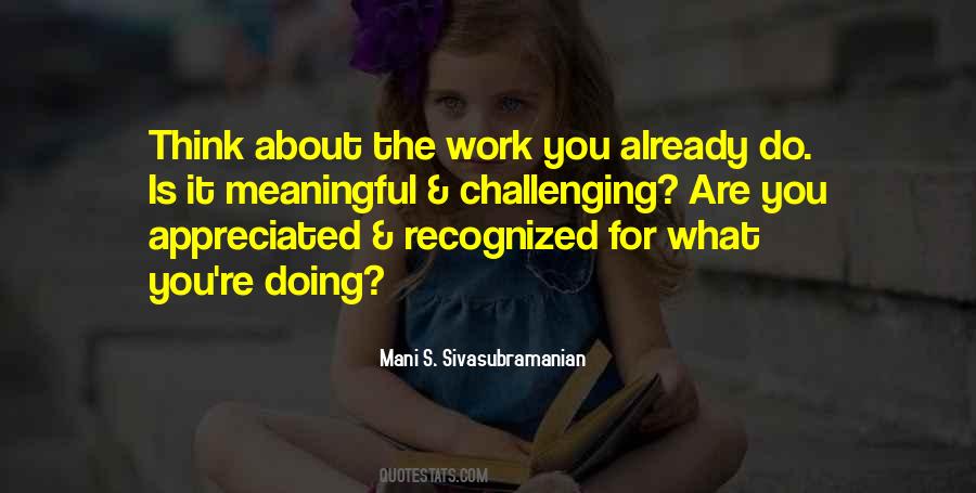Work You Quotes #1312182
