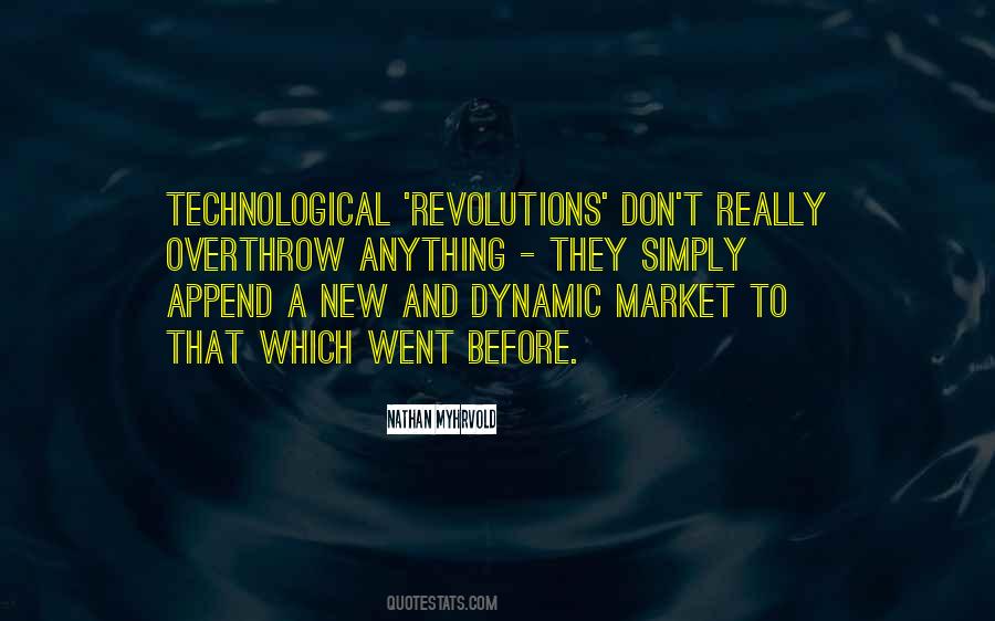 Technological Market Quotes #599476