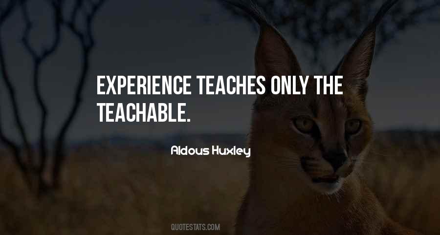 If You Are Not Teachable Quotes #222223