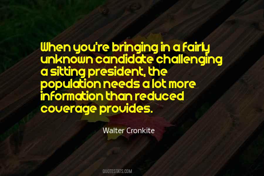 Cronkite Quotes #590651