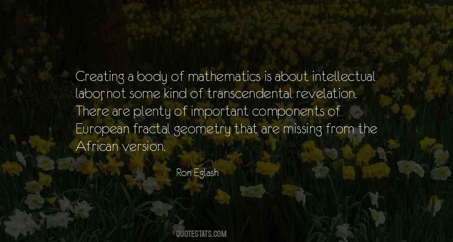 Eglash Ron Quotes #1184796