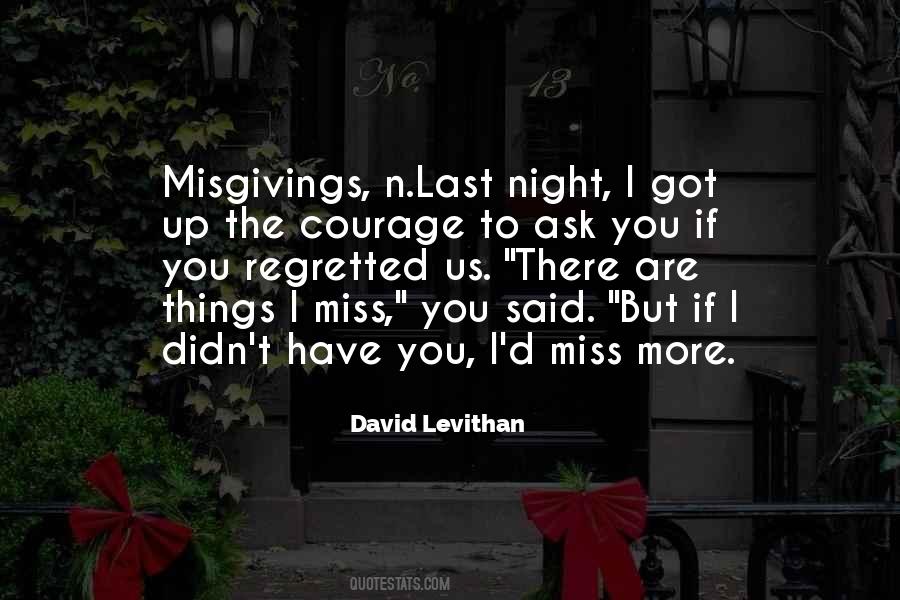 Things I Miss Quotes #1827501